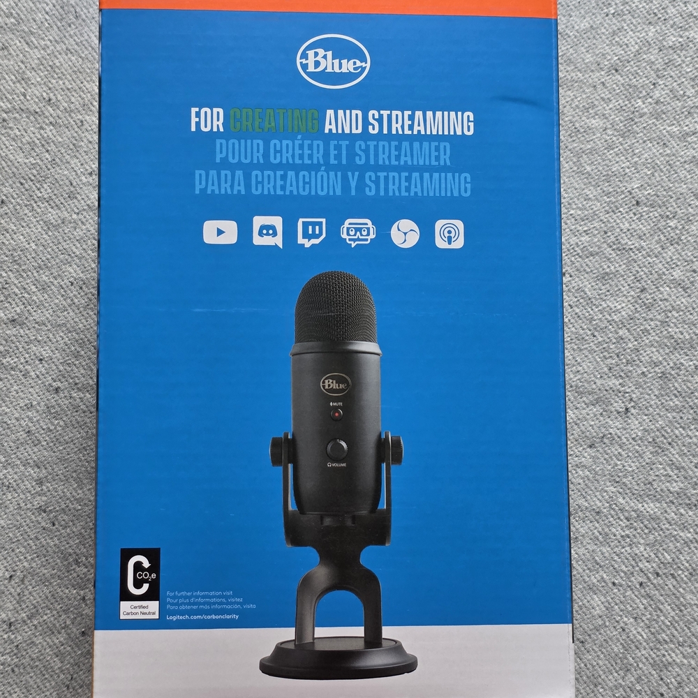 Logitech Blue Microphone - Black